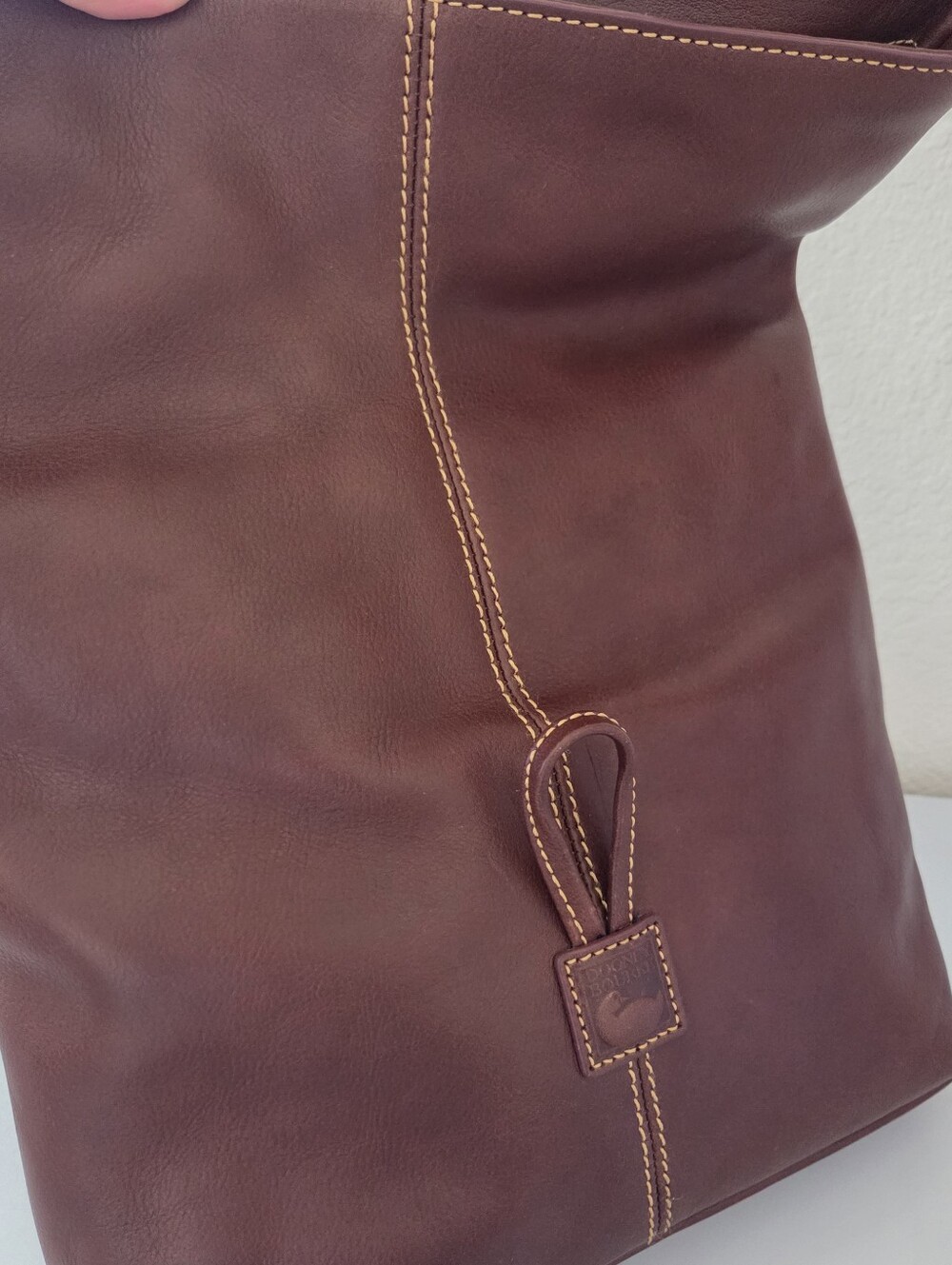 Dooney and Bourke Florentine Medium Toggle Crossbody In Chestnut - Picture 11 of 12